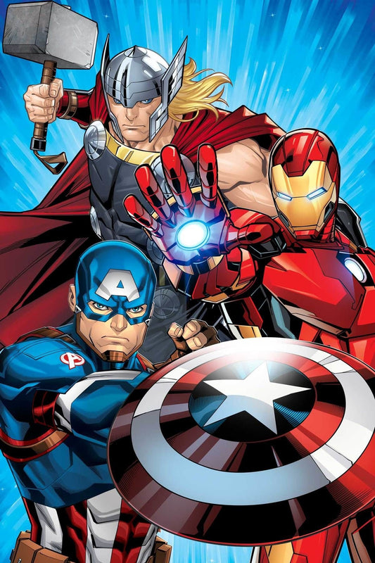 Avengers Mikroflanelldecke 100x150 cm Kuscheldecke aus 100 % Polyester, Weich & Warm