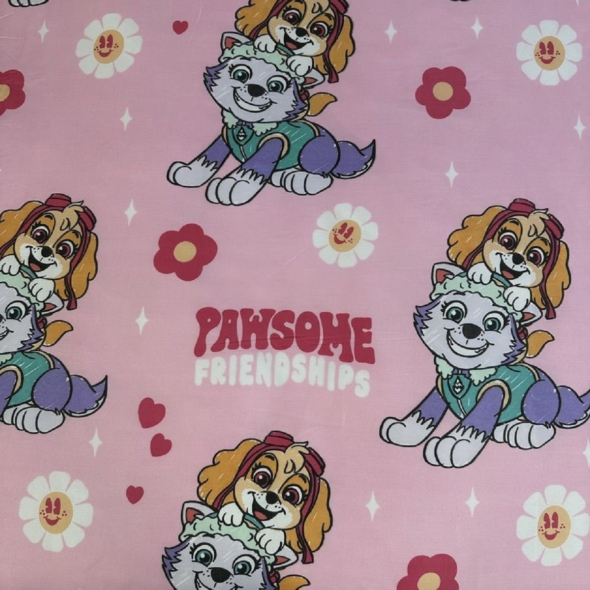 Paw Patrol Kuschelige Bettwäsche Polyester, 140x200 cm & 70x90 cm