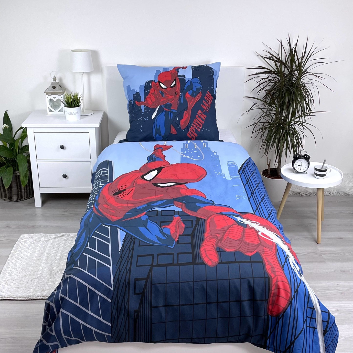 Spiderman Kuschelige Bettwäsche Baumwolle, 140x200 cm & 70x80 cm
