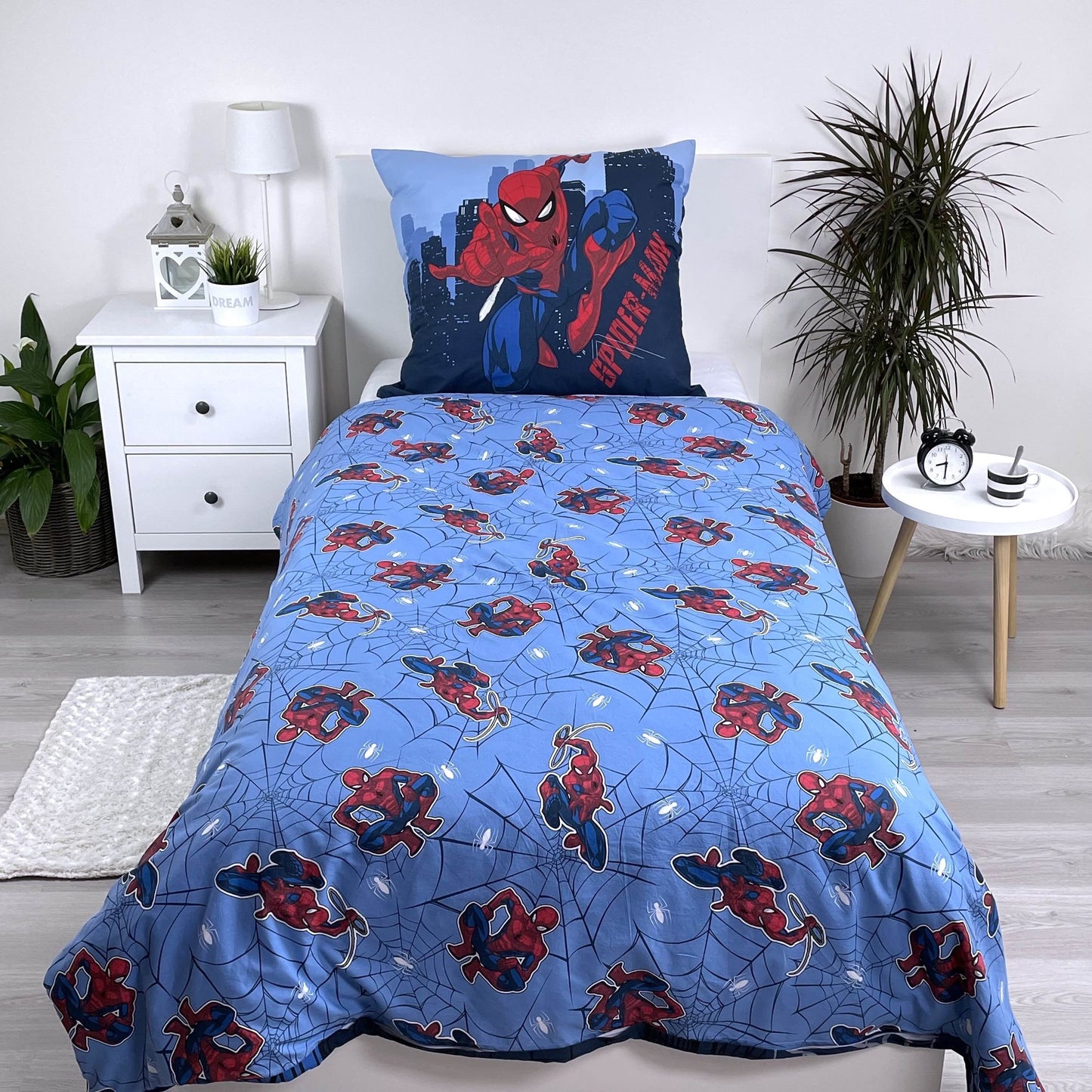 Spiderman Kuschelige Bettwäsche Baumwolle, 140x200 cm & 70x80 cm