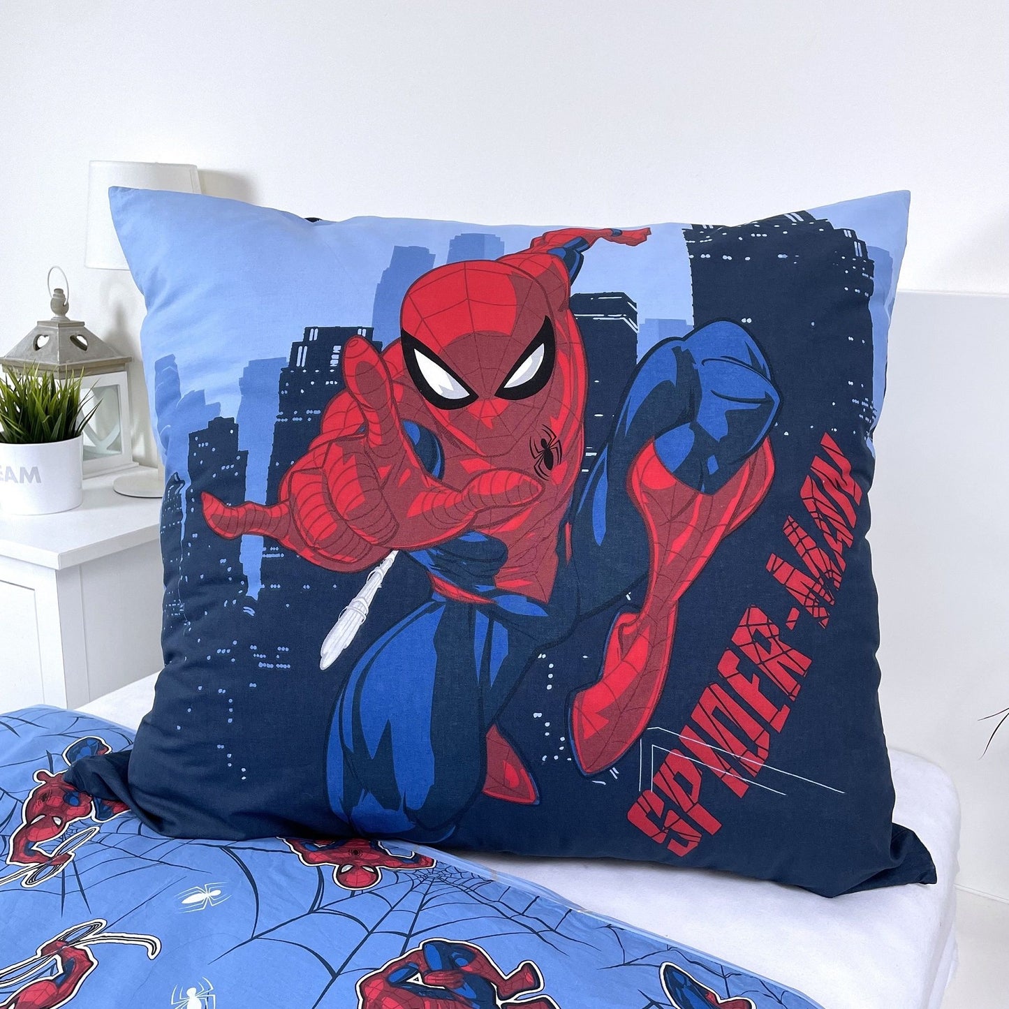Spiderman Kuschelige Bettwäsche Baumwolle, 140x200 cm & 70x80 cm