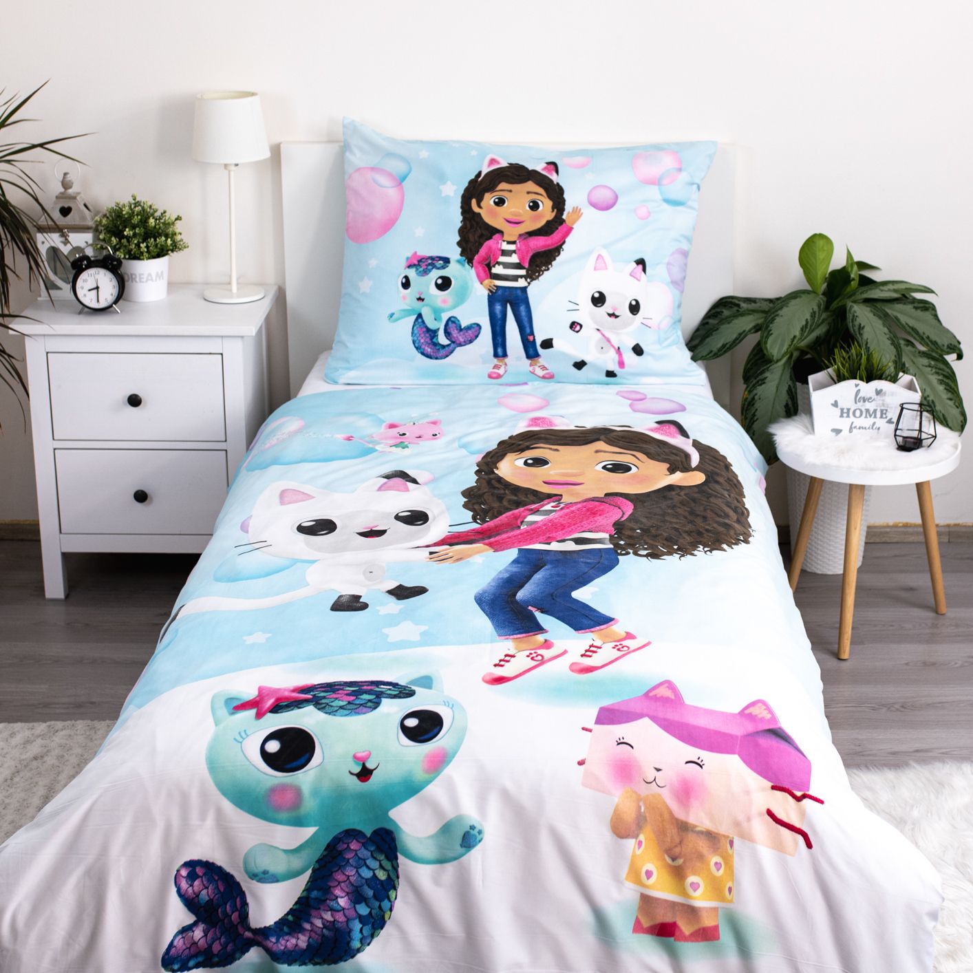 Gabby's Dollhouse Kuschelige Bettwäsche Polyester, 140x200 cm & 70x90 cm