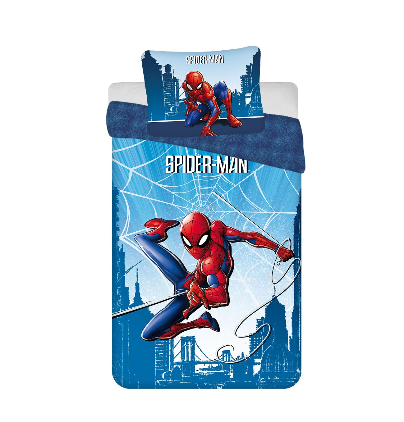 Spiderman Kuschelige Bettwäsche Baumwolle, 140x200 cm & 60x80 cm