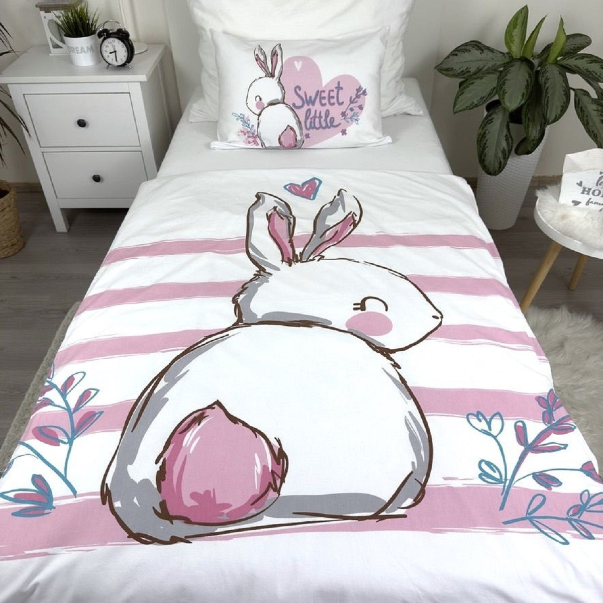 Kinderbettwäsche aus Baumwolle – Bettbezug 100x135 cm & Kissenbezug 40x60 cm