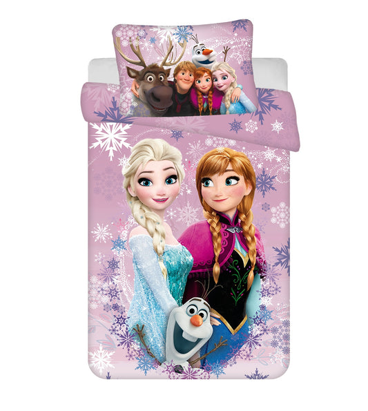 Disney Frozen Design Kuschelige Bettwäsche Baumwolle, 135x100 cm & 40x60 cm