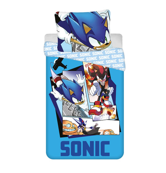 Sonic Design Kuschelige Bettwäsche Baumwolle, 140x200 cm & 70x90 cm
