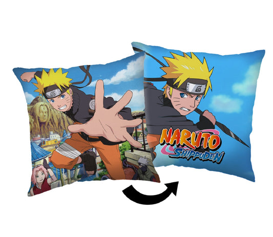 Naruto Kopfkissen (1 Stück) Premium Dekokissen mit beidseitigem Digitaldruck