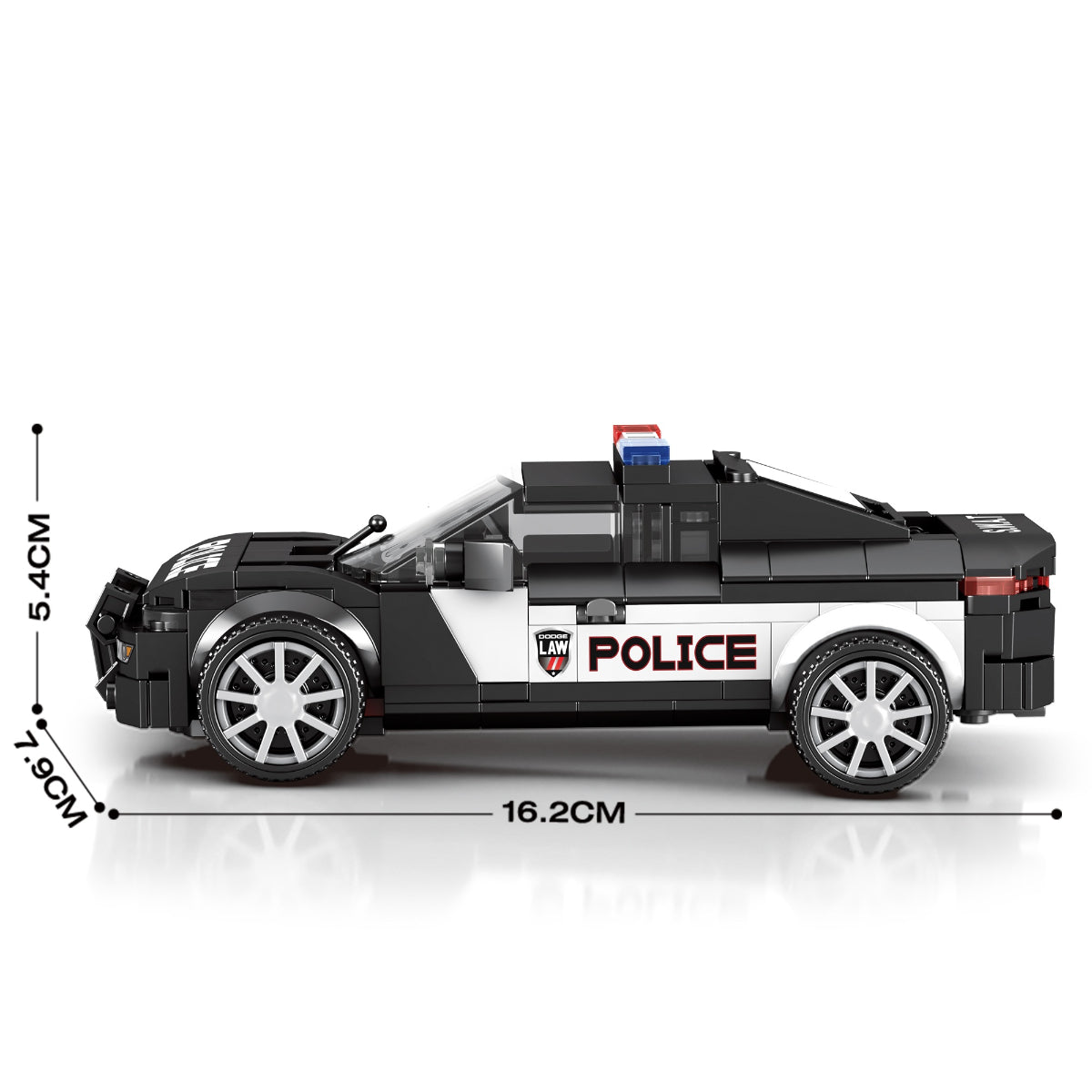 Reobrix 662 Polizei Auto Klemmbaustein Set 372 Teile ab 14