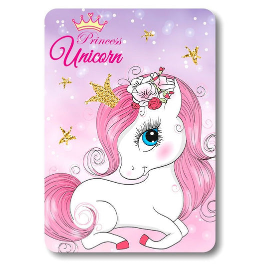 Unicorn Fleecedecke Kuschelige Decke für zuhause 140 x 100 cm