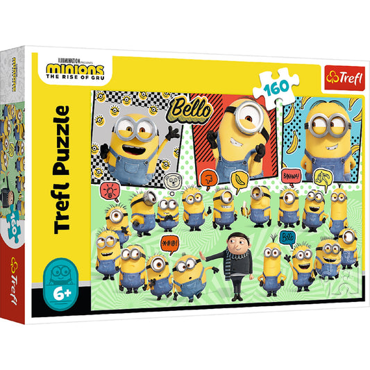 Minions Puzzle 160 Teile Lustiges Design mit deinen Lieblings-Minions