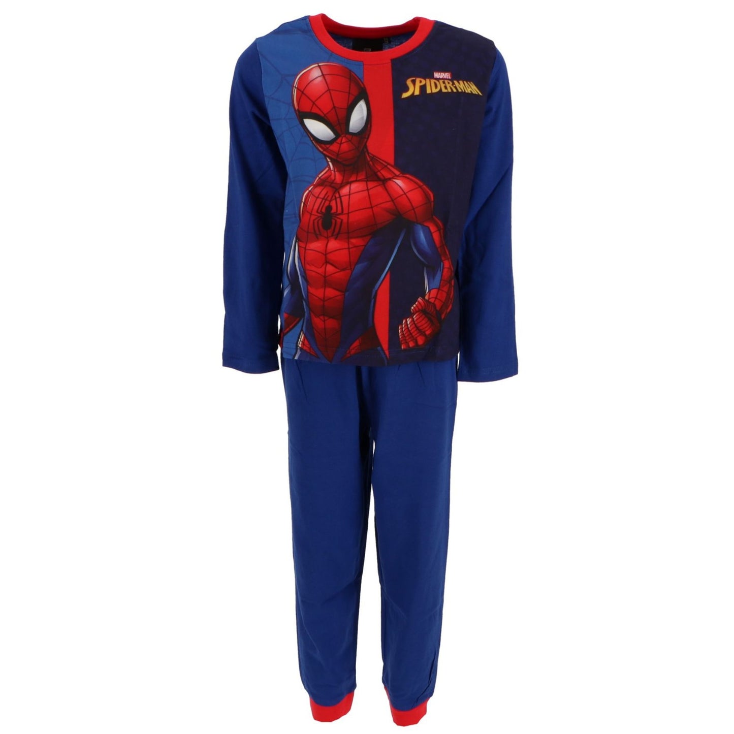 Spiderman Pyjama aus Baumwolle Schlafanzug Nachtwäsche für Kinder
