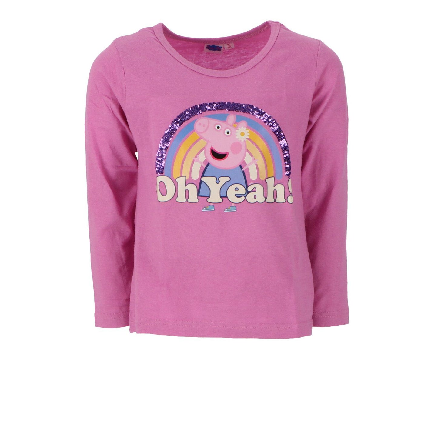 Peppa Pig Pullover aus Baumwolle für Mädchen Bequemer Sweater für Kinder