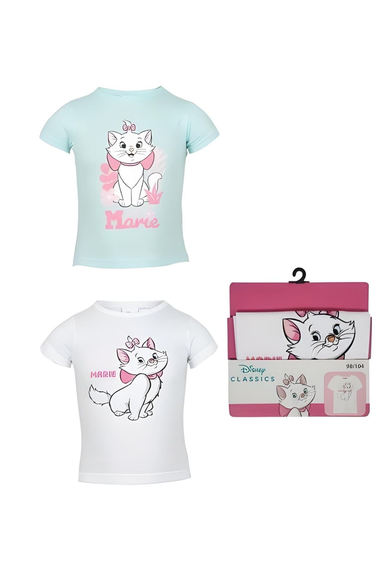 Disney T-Shirt Niedlicher Marie-Druck aus Aristocats 100 % Baumwolle