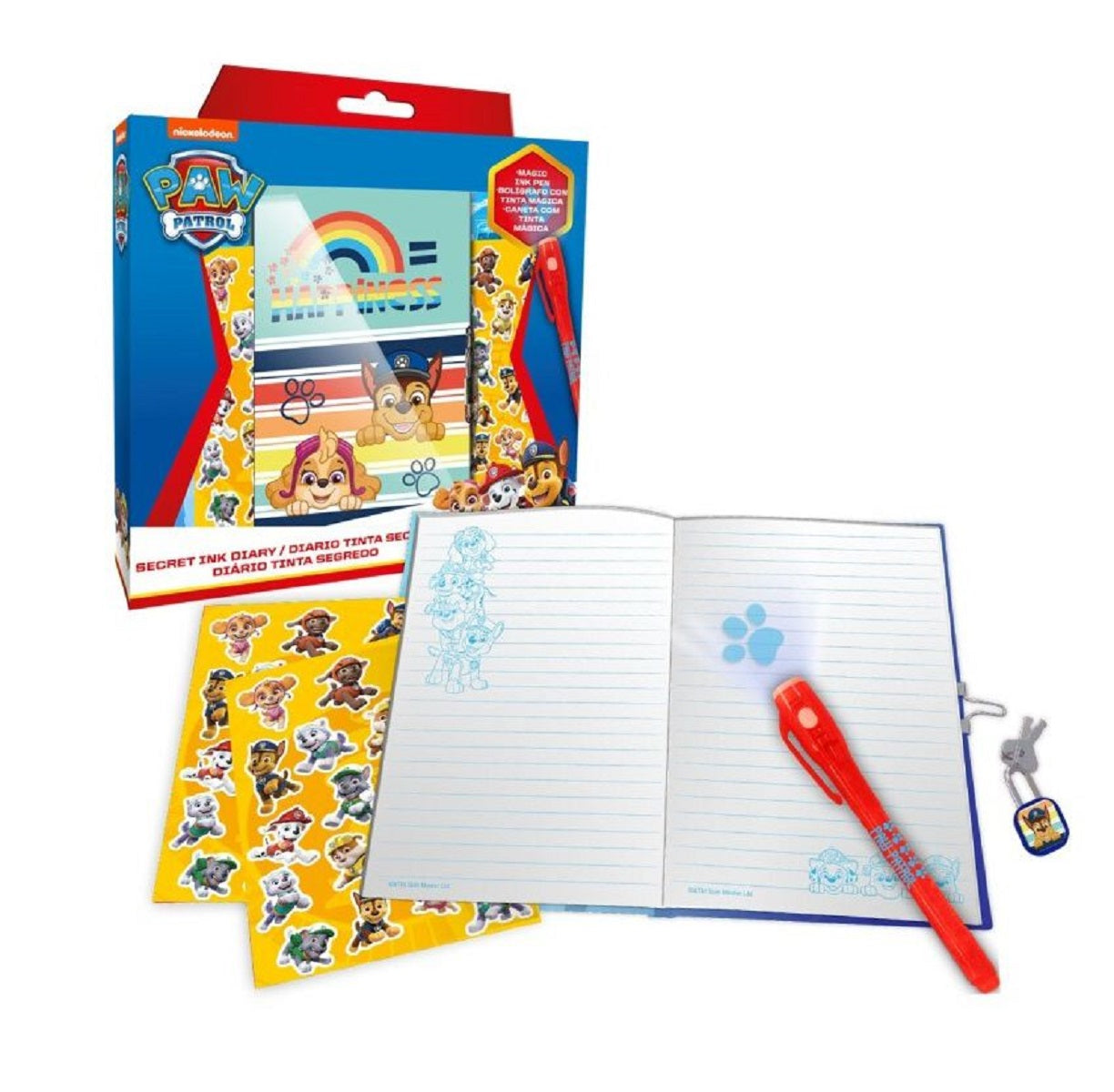 Paw Patrol Geheimes Notizbuch – Perfekt für kleine Geheimnisträger