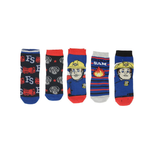 Feuerwehrmann Sam Kinder Socken – 5 Paar in Größe 23/26