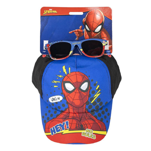 Spiderman Kinder Accessoire-Set – Cap & Sonnenbrille für sonnige Tage