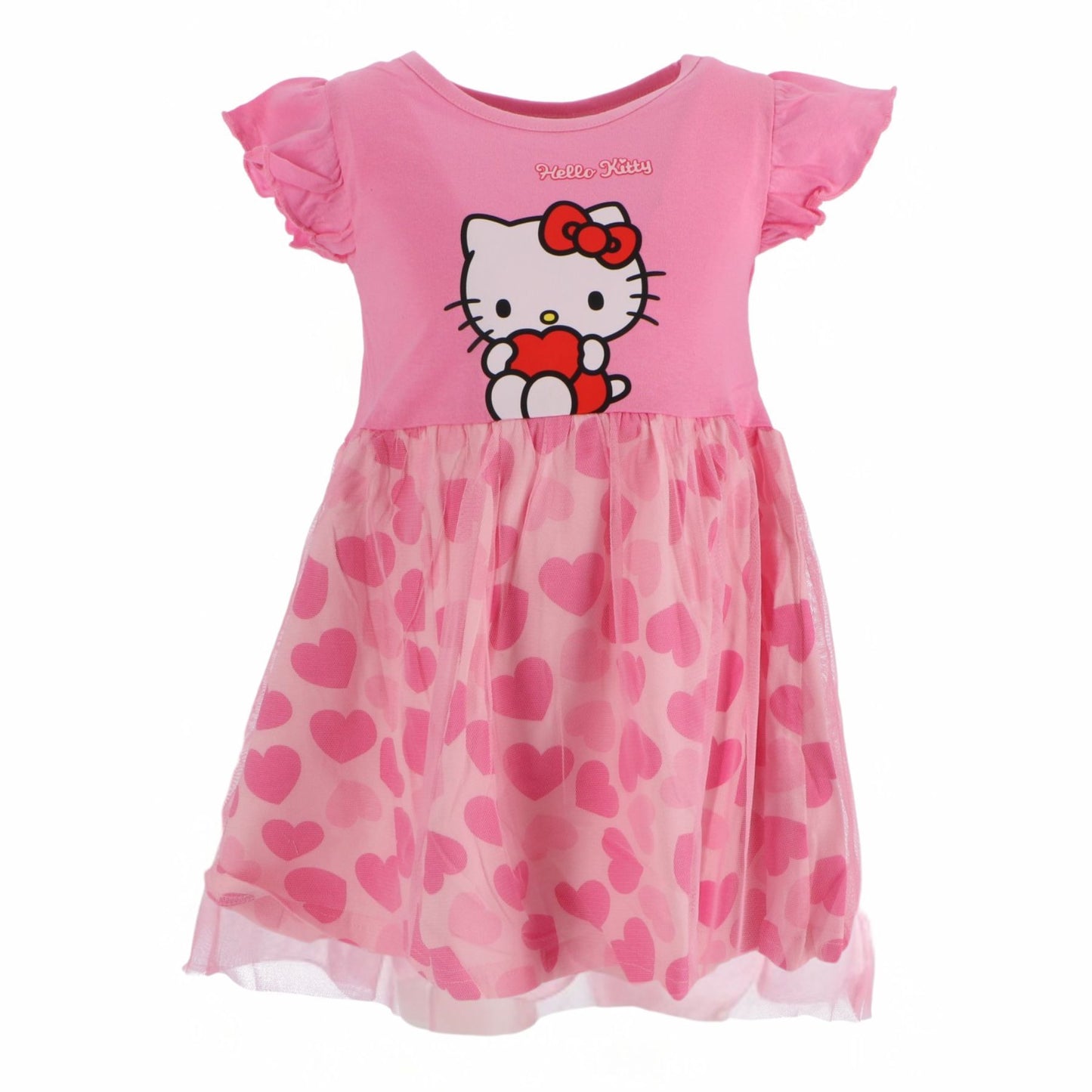 Hello Kitty Kinderkleid Pink Mädchen Kleid Prinzessinnenkleid