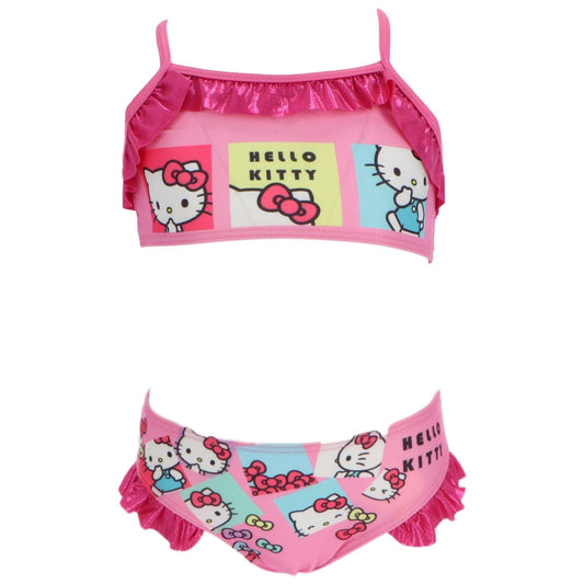 Hello Kitty Kinder Bikini Badebekleidung Badeanzug Zweiteiler