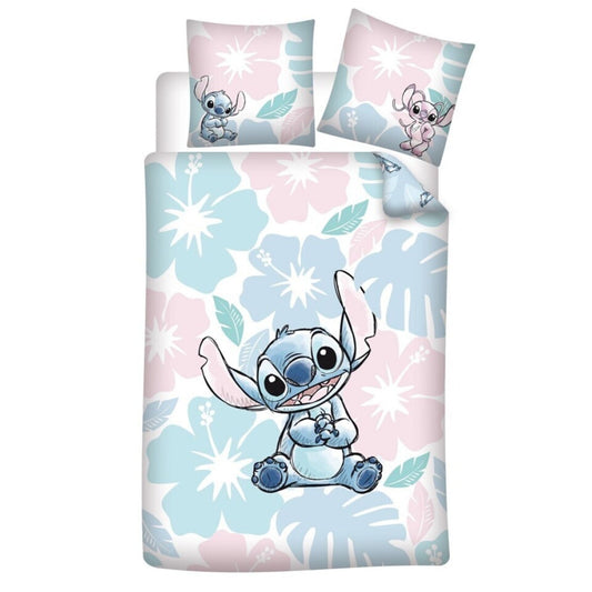 Lilo & Stitch Bettwäsche-Set Bettbezug 140 cm x 200 cm Kopfkissenbezugs 65 cm x 65 cm