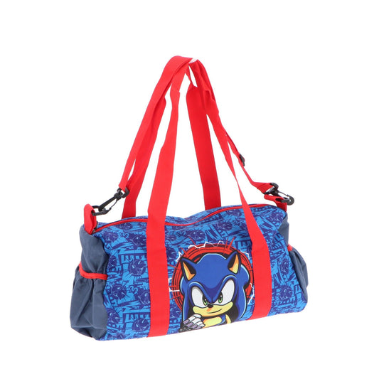 Sonic Sporttasche für Kinder – Reisetasche 22x38x18 cm mit Tragegurt