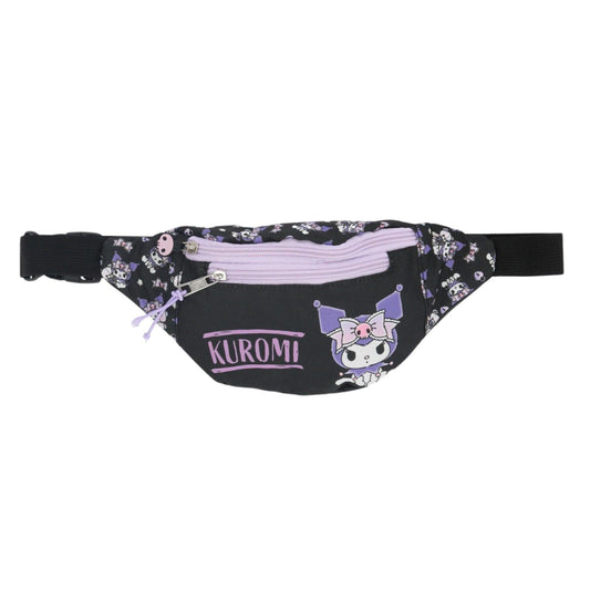 Kuromi Hüfttasche für Kinder – Gürteltasche 12x23x9 cm mit Reißverschluss