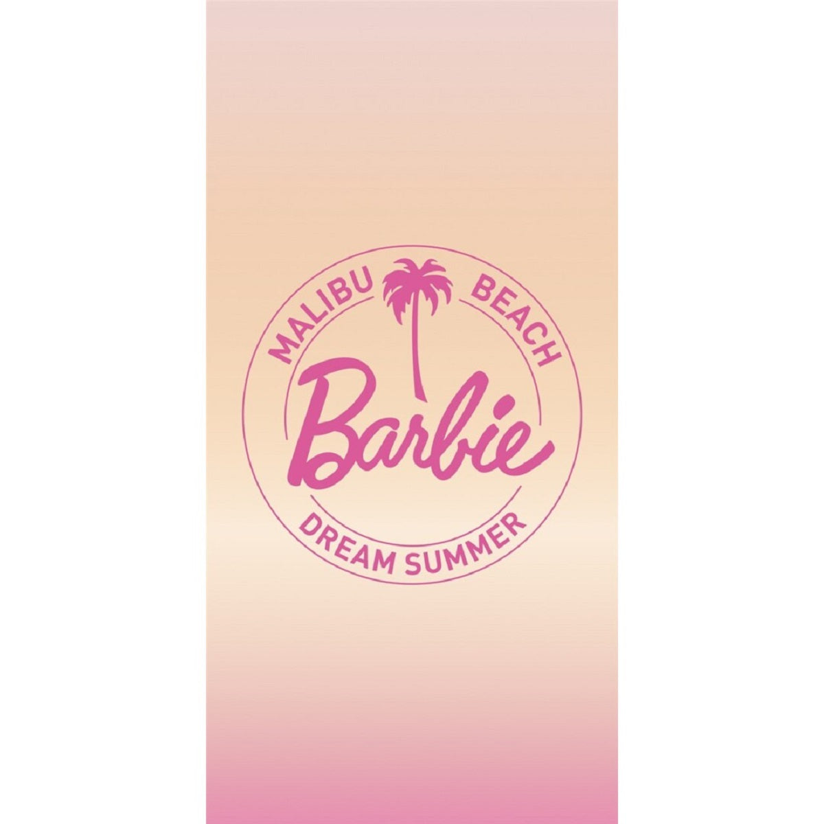 Barbie Baumwollhandtuch Badehandtuch Strandtuch 70x140 cm aus Baumwolle