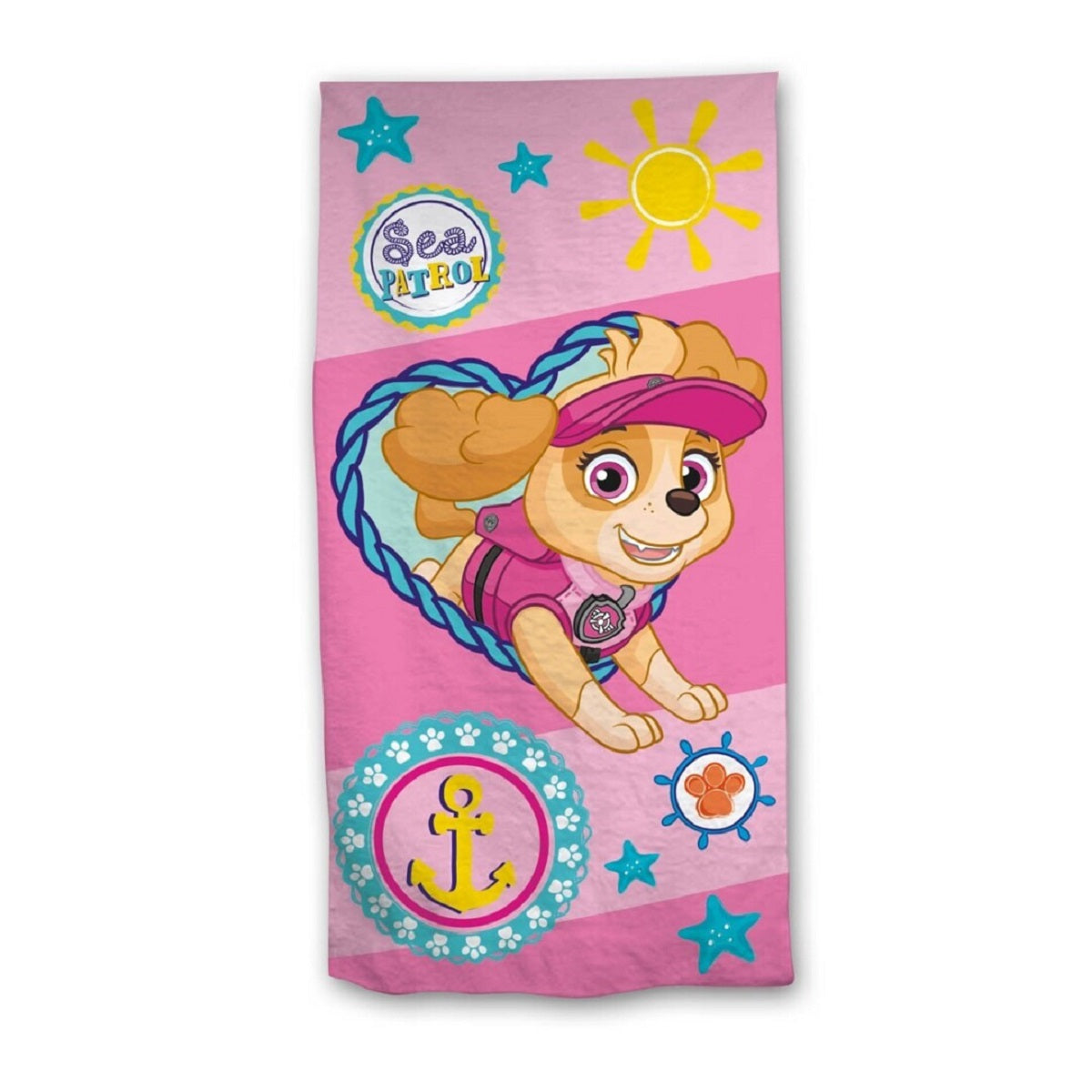 Paw Patrol Baumwollhandtuch Badehandtuch Strandtuch 70x140 cm aus Baumwolle