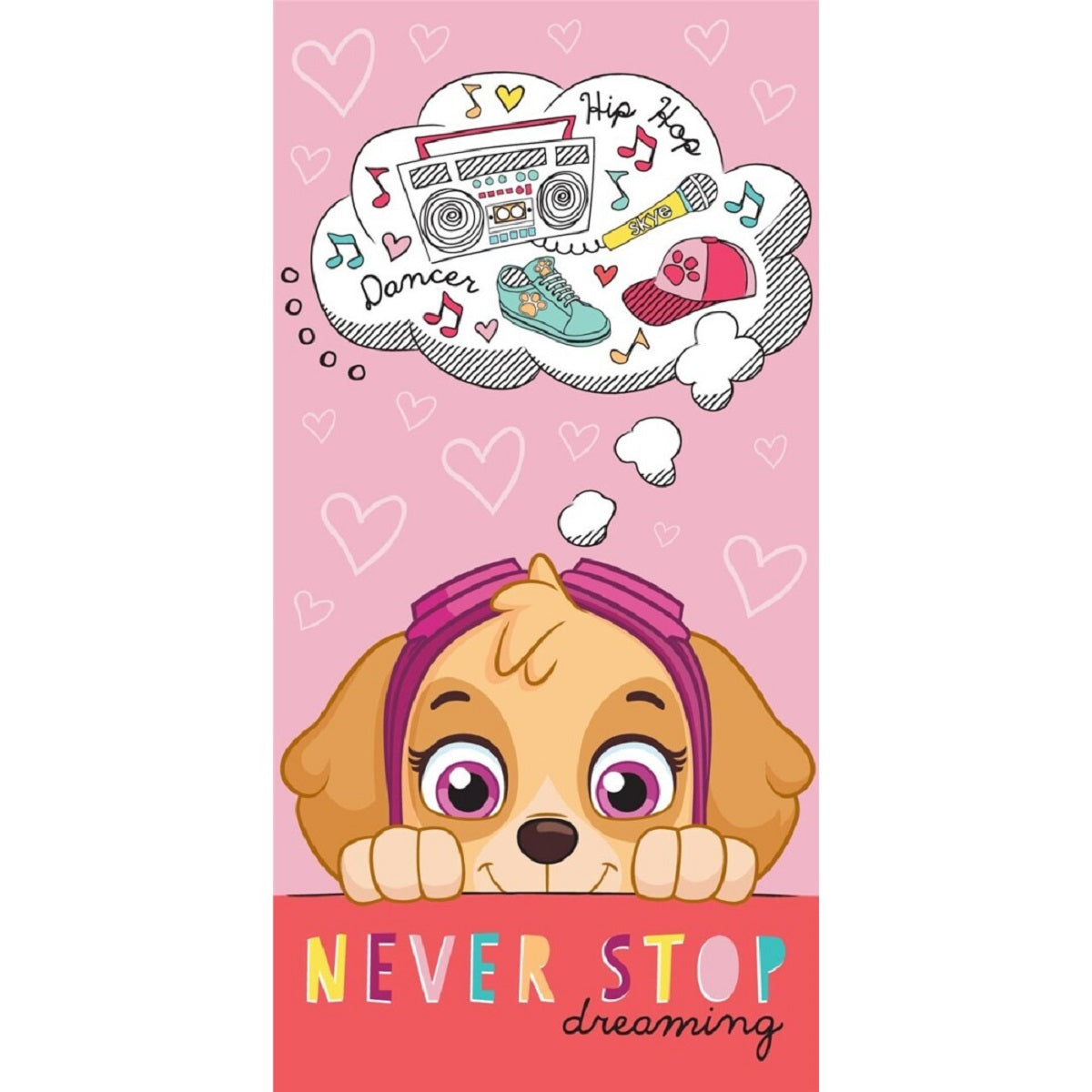 Paw Patrol Handtuch Strandtuch – Weiches Kinderhandtuch 70 x 140 cm aus Polyester