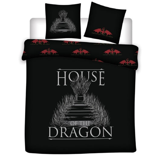 Game of Thrones Doppelbettwäsche Set – 1x Deckenbezug 240x220 & 2x Kissenbezüge 63x63 cm