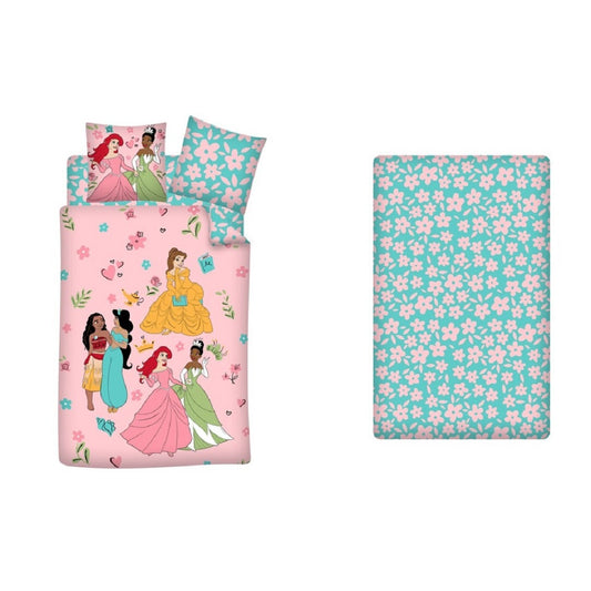 Disney – Bettwäsche-Set mit 1x Bettbezug(140x200cm), 1x Kissenbezug(65x65cm) & 1x Spannbettlaken(90x200cm)