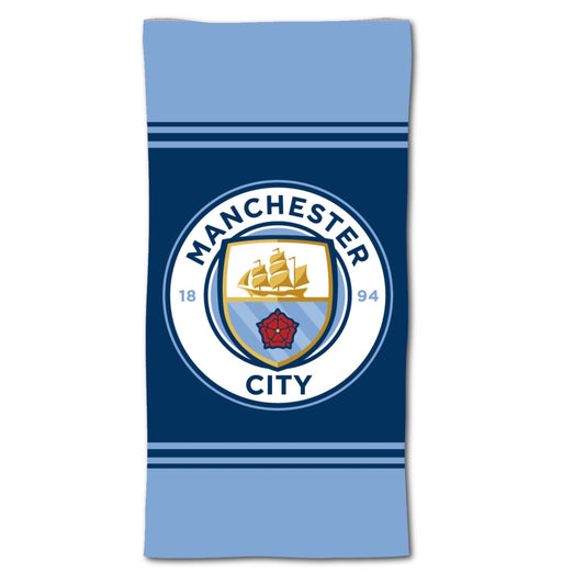 Manchester City Handtuch Badehandtuch Strandtuch 70x140 cm aus Mikrofaser