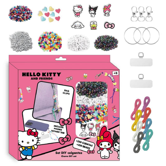 Hello Kitty DIY Schmuck- und Accessoire-Set mit Anhänger zum Selbermachen