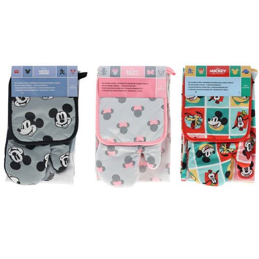 Disney Küchenset – Topflappen, Ofenhandschuh und Schürze für kleine Köche
