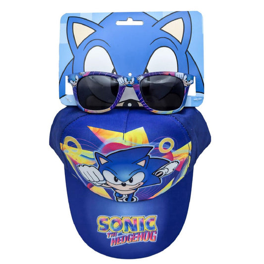 Sonic the Hedgehog Sommer-Accessoires – Cap & Sonnenbrille für Kinder