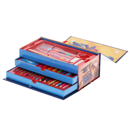 Spiderman Schreib und Mal set – Kreatives Set Kompaktes Set mit Stiften und Zubehör