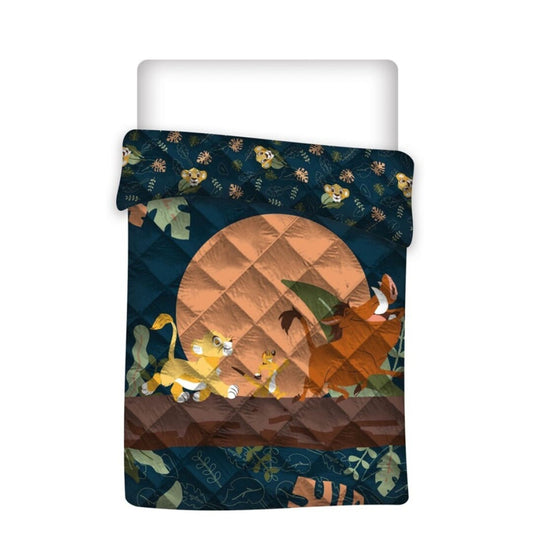 Der König der Löwen Kinderdecke Tagesdecke 200x140 cm – Weiche Decke für Bett und Sofa