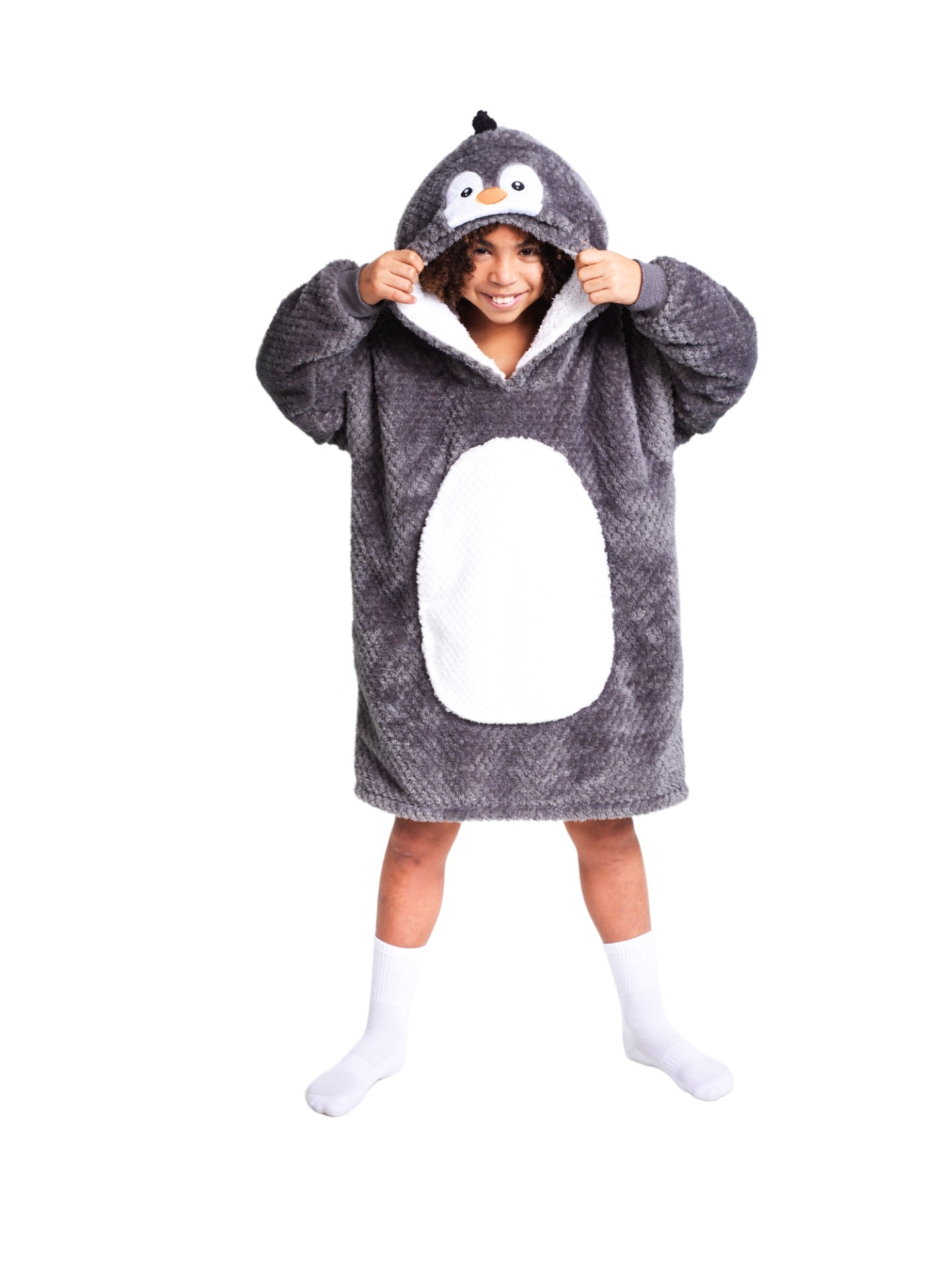Noxxiez Kuschelige Hoodie-Decke für Kinder