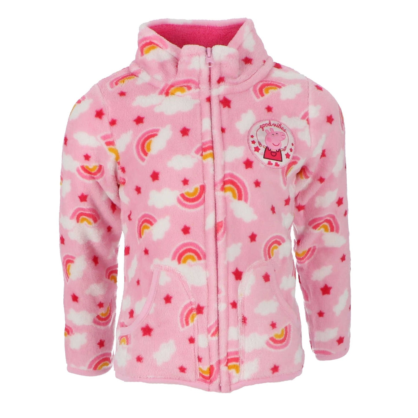 Peppa Pig Fleecejacke Pullover mit Reißverschluss für Kinder