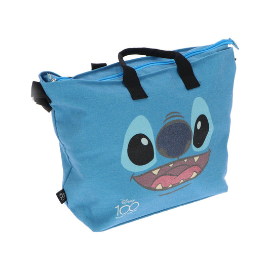 Lilo & Stitch Umhängetasche – Große Schultertasche aus Baumwolle 32x34 cm
