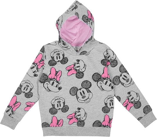 Disney Minnie Mouse Kapuzenpullover aus Baumwolle – Stylischer Hoodie für Mädchen