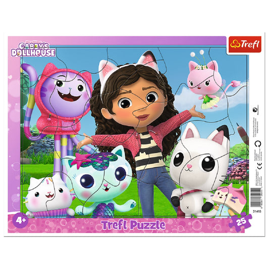 Gabby's Dollhouse Puzzle – 25-teiliges Kinderpuzzle für kleinen Puzzlespaß
