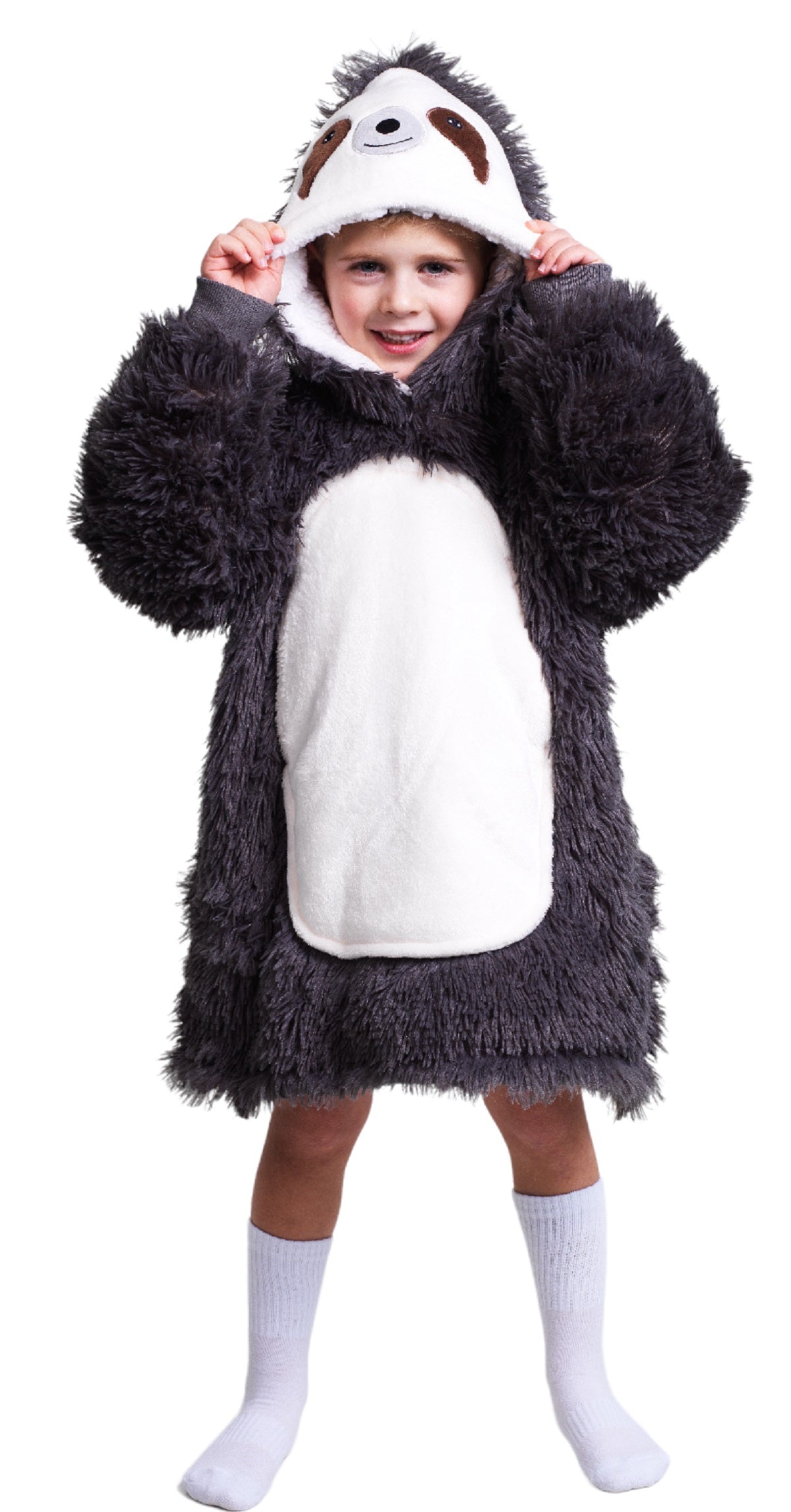Noxxiez Kuschelige Hoodie-Decke für Kinder