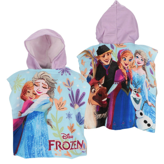 Frozen Mikrofaser Poncho für Kinder – 100x55 cm OneSize