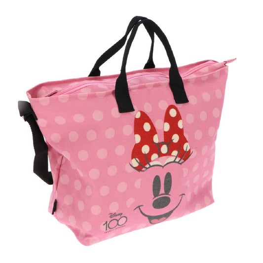 Minnie Mouse Schultertasche Umhängetasche – Große Baumwolltasche 32x34 cm