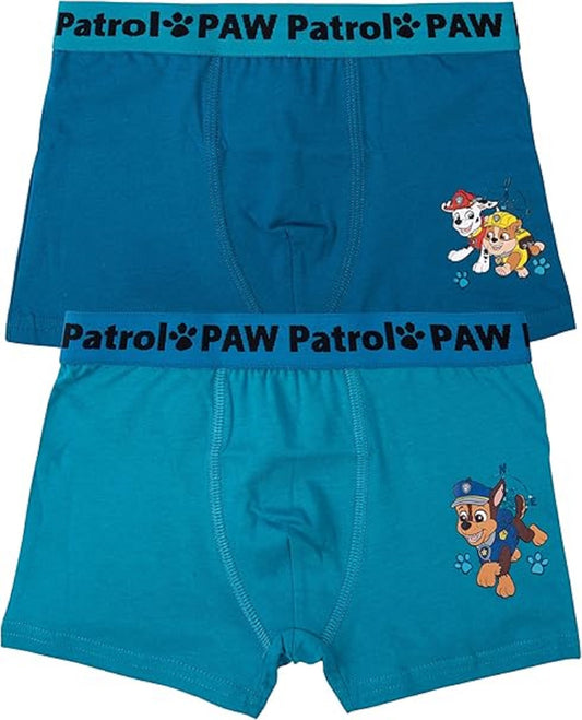 Paw Patrol Jungen Boxershorts Set – Bequeme Baumwolle Boxers im Doppelpack