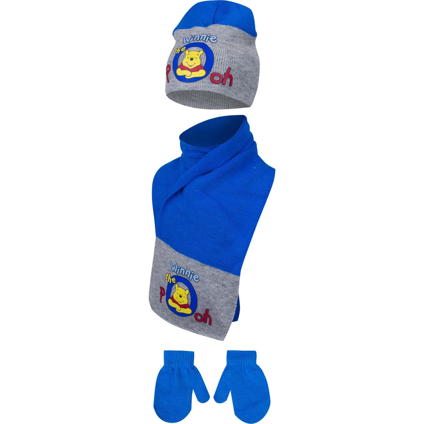 Winnie Puuh Baby-Winterset – Mütze, Schal & Handschuhe