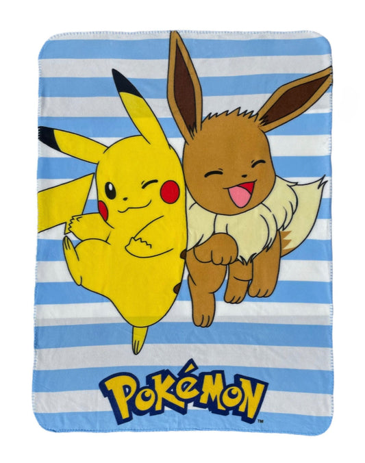 Pokémon Fleece Kuscheldecke – Weiche Polar Decke 100x140 cm