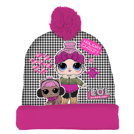 LOL Surprise Mütze mit Bommel – Warme Wintermütze für Mädchen