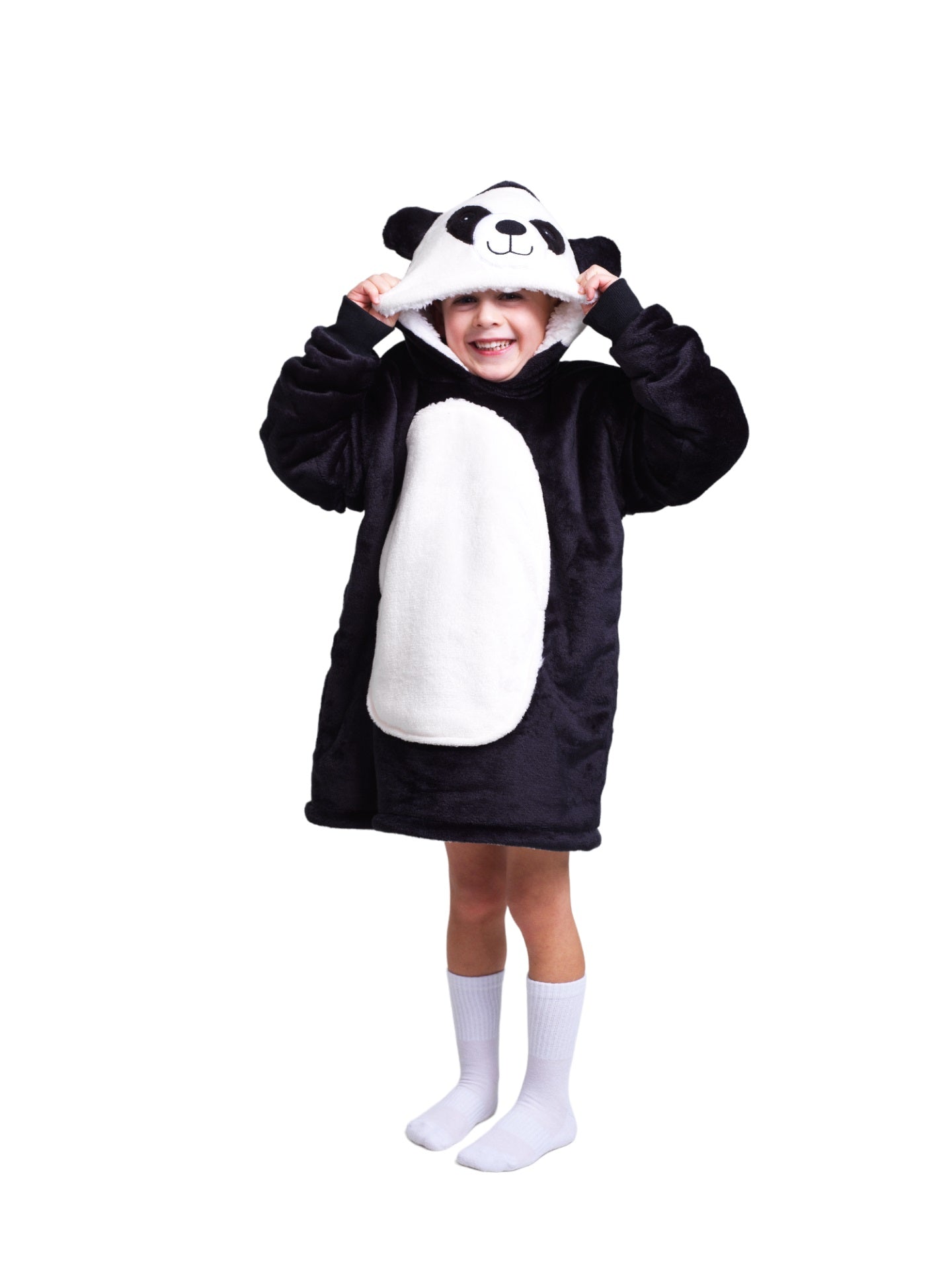 Noxxiez Kuschelige Hoodie-Decke für Kinder