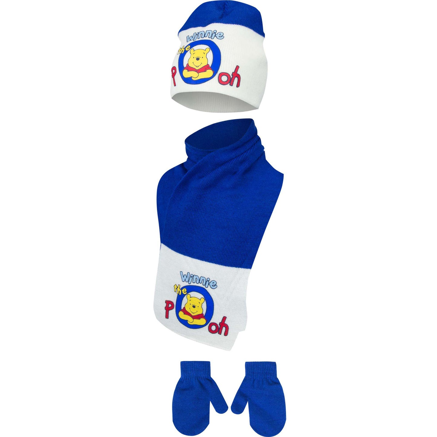 Winnie Puuh Baby-Winterset – Mütze, Schal & Handschuhe